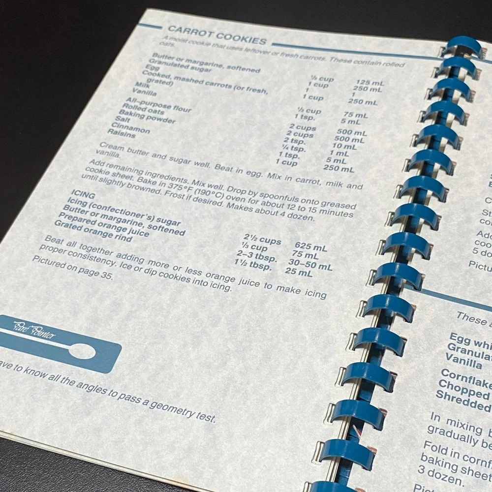 Jean Pare Company's Coming Cookies spiral bound Cookbook